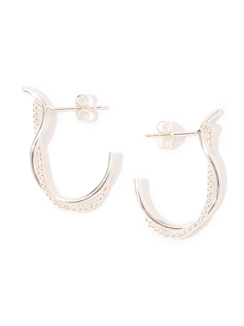 BAR Jewellery CONTRA シルバーピアス TOMORROWLAND GOODS トゥモローランド アクセサリー・腕時計 ピアス シルバー【送料無料】[ Fashion]｜TOMORROWLAND
