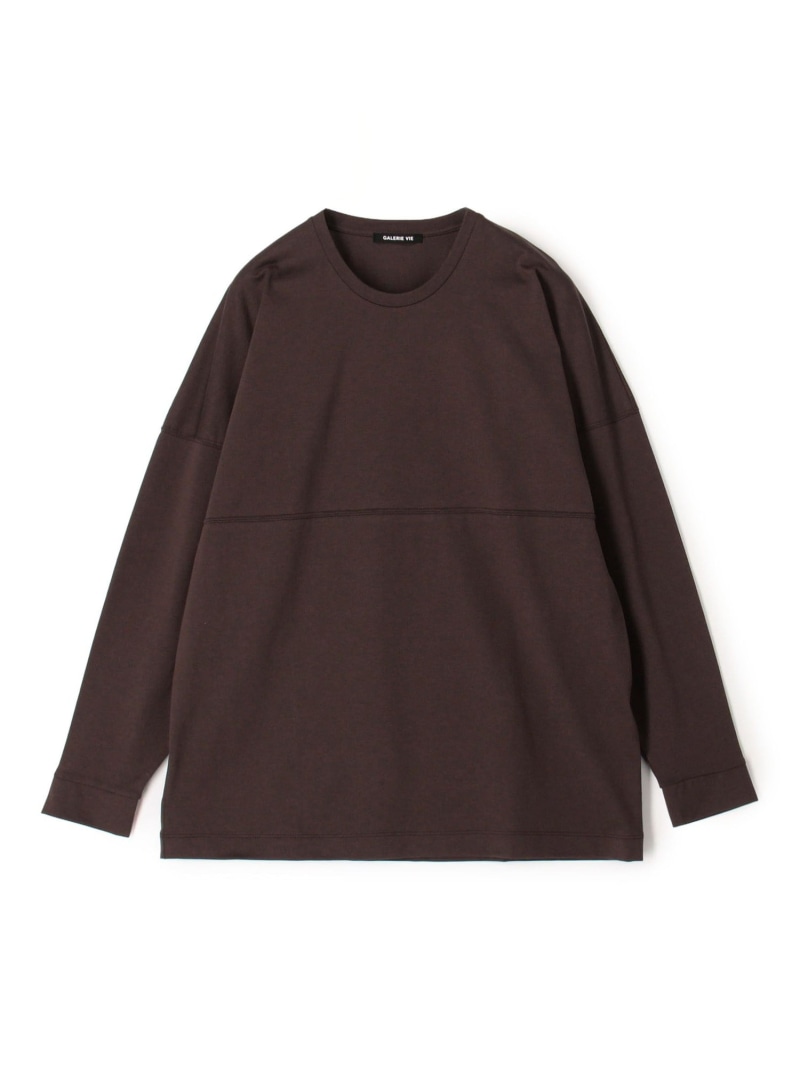 ファインコットン ロングスリーブTシャツ GALERIE VIE トゥモローランド トップス カットソー・Tシャツ ブラック ネイビー ホワイト【送料無料】[ Fashion]｜TOMORROWLAND