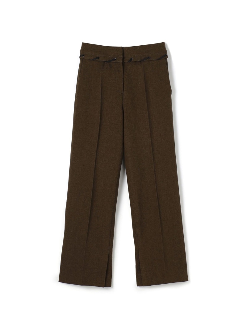 【SALE／60%OFF】コットンリネンキャンバス センタープレスパンツ DES PRES トゥモローランド パンツ その他のパンツ ブラウン【RBA_E】【送料無料】[ Fashion]｜TOMORROWLAND