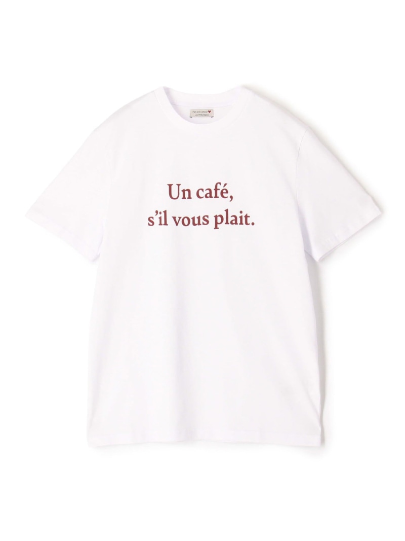 Les Petits Basics Regular ティーシャツ TOMORROWLAND GOODS トゥモローランド トップス カットソー・ティーシャツ 白いこと【貨物輸送無料】[ Fashion] レディースファッション-Tシャツ・カットソー-トップス