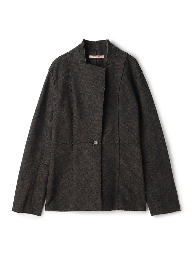 楽天市場】ストライプギャバ ダブルテーラードジャケット BACCA