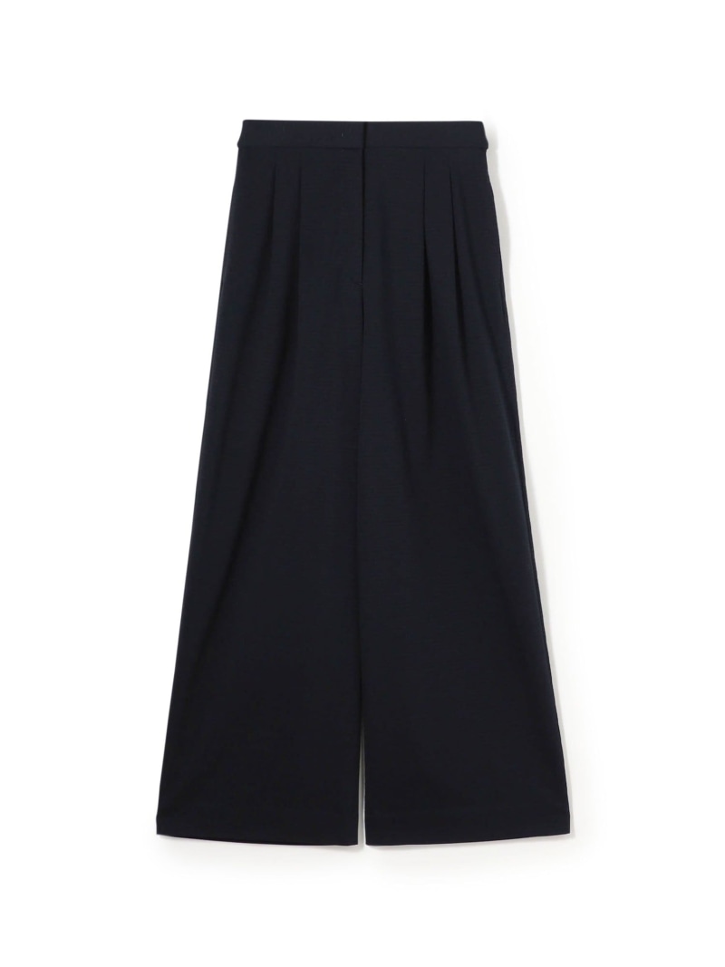 【SALE／40%OFF】プラッドジャージー タックワイドパンツ Ballsey トゥモローランド パンツ その他のパンツ ベージュ ネイビー【RBA_E】【送料無料】[ Fashion]