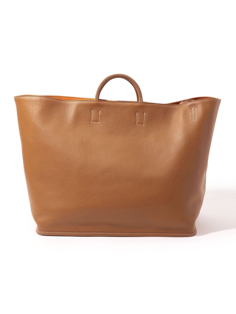 【別注】A CLUB HOUSE レザートート TOMORROWLAND GOODS トゥモローランド 御徒面子 トートバッグ 黒いこと ベージュ【貨物輸送無料】[ Fashion]