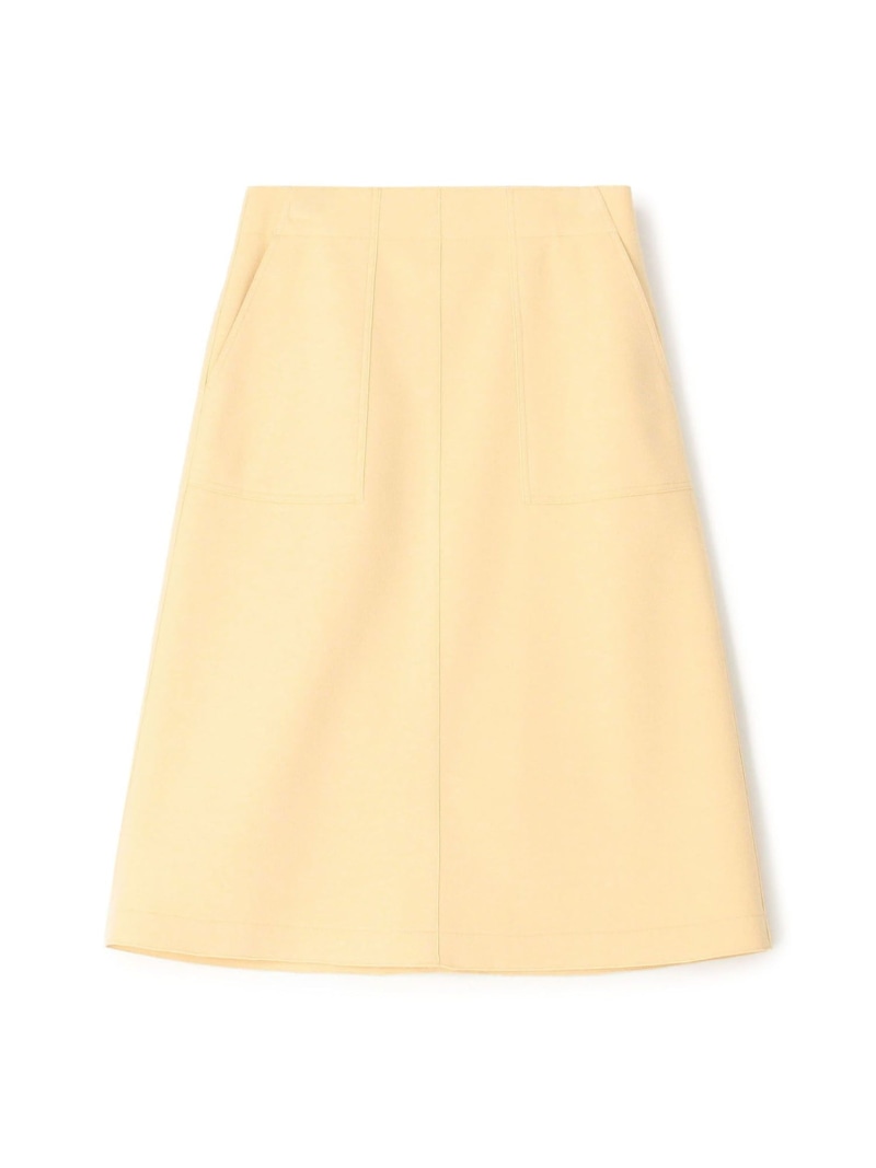 【SALE／50%OFF】針プルオーバー トラペーズスカート Ballsey トゥモローランド スコート ミディアムスカート 黄色 ベージュ 米国海軍【RBA_E】【貨物輸送無料】[ Fashion]