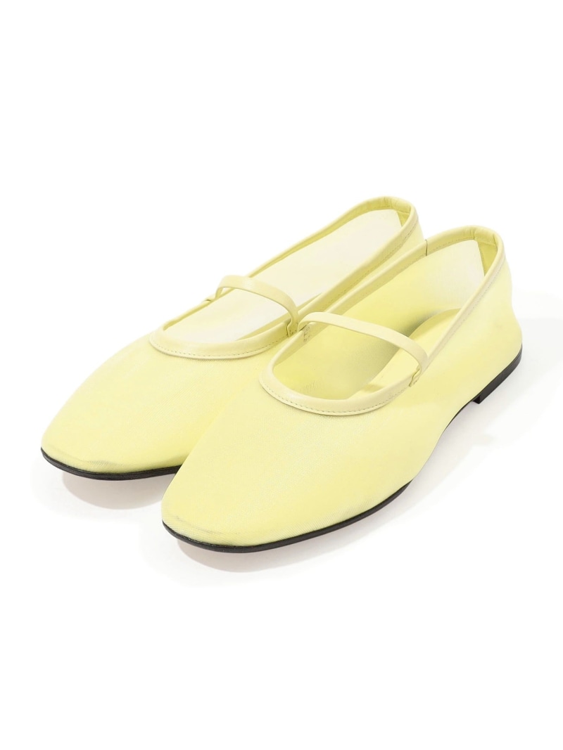 PELLICO SUNNY TULE MESH 滑っこいシューズ TOMORROWLAND GOODS トゥモローランド シューズ・靴 バレーシューズ 黒いこと  黄色【貨物輸送無料】[ Fashion]
