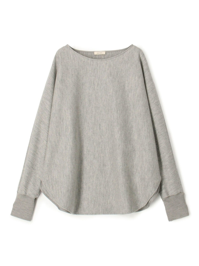 ニットコンビネーション ボートネックプルオーバー DES PRES トゥモローランド トップス カットソー・Tシャツ ブラック グレー ネイビー ホワイト パープル【送料無料】[ Fashion]｜TOMORROWLAND