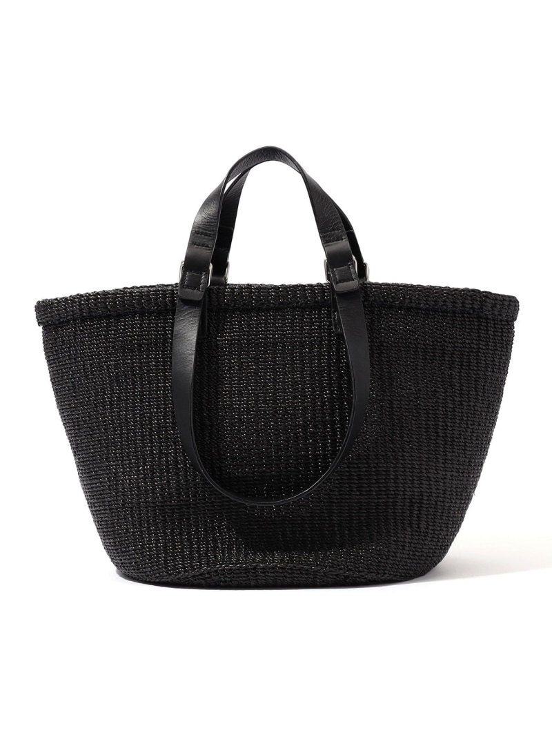 BUCKET BUGGAGE Basket Large トートバッグ TOMORROWLAND GOODS トゥモローランド 御徒面子 かご御徒面子 白いこと 黒いこと【貨物輸送無料】[ Fashion]