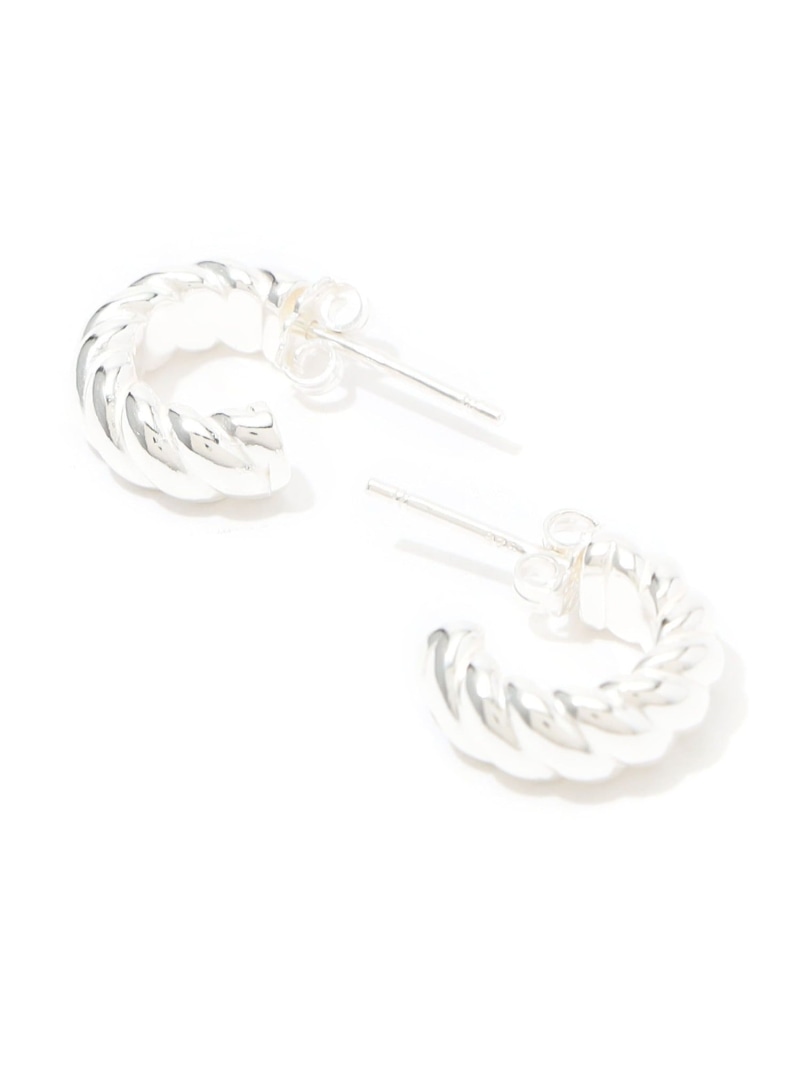 Nina&Jules Small Twisted フープピアス TOMORROWLAND GOODS トゥモローランド アクセサリー・腕時計 ピアス シルバー【送料無料】[ Fashion]