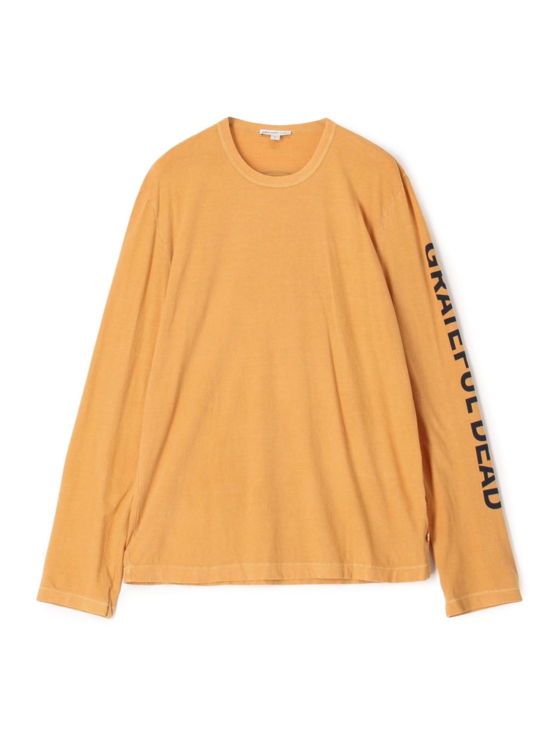 GRATEFUL DEADグラフィックプリント ロングスリーブTシャツ MLJ3351GRF JAMES PERSE トゥモローランド トップス カットソー・Tシャツ ブラック オレンジ ホワイト【送料無料】[ Fashion]
