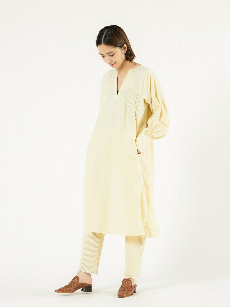 売れ筋がひ Vネックワンピース コットンピースダイ Macphee Fashion 長袖ワンピース 送料無料 Rakuten ワンピース トゥモローランド Cj6607 Qbdworks Com