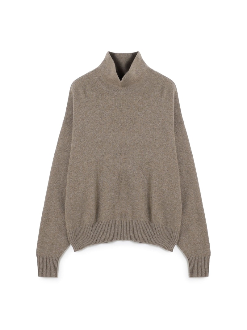 渡り間カシミール ファンネルネックニット WISC3238 JAMES PERSE トゥモローランド トップス 編み物 赤銅色 黒いこと【貨物輸送無料】[ Fashion]
