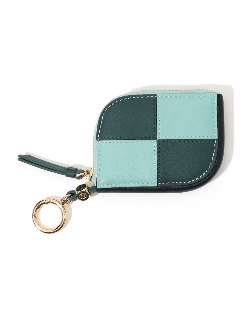 Atelier TOMORROWLAND コインケース チャーム TOMORROWLAND GOODS トゥモローランド 財布・ポーチ・ケース コインケース・小銭入れ・札入れ ベージュ グリーン【送料無料】[ Fashion]