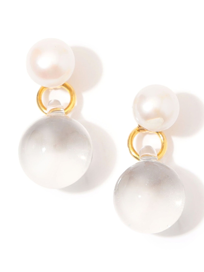 LEVENS JEWELS PEARL&BALL ピアス TOMORROWLAND GOODS トゥモローランド アクセサリー・腕時計 ピアス ホワイト【送料無料】[ Fashion]
