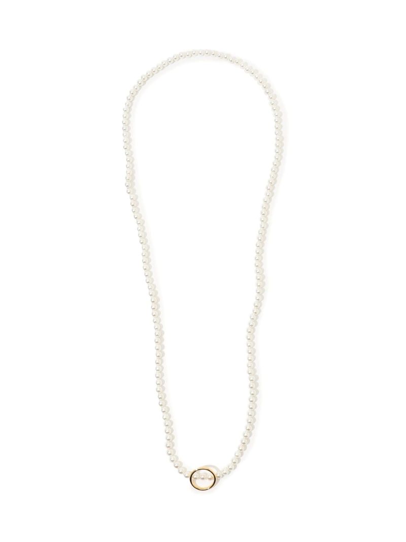 【別注】januka サークル パール ネックレス TOMORROWLAND GOODS トゥモローランド アクセサリー・腕時計 ネックレス ホワイト【送料無料】[ Fashion]