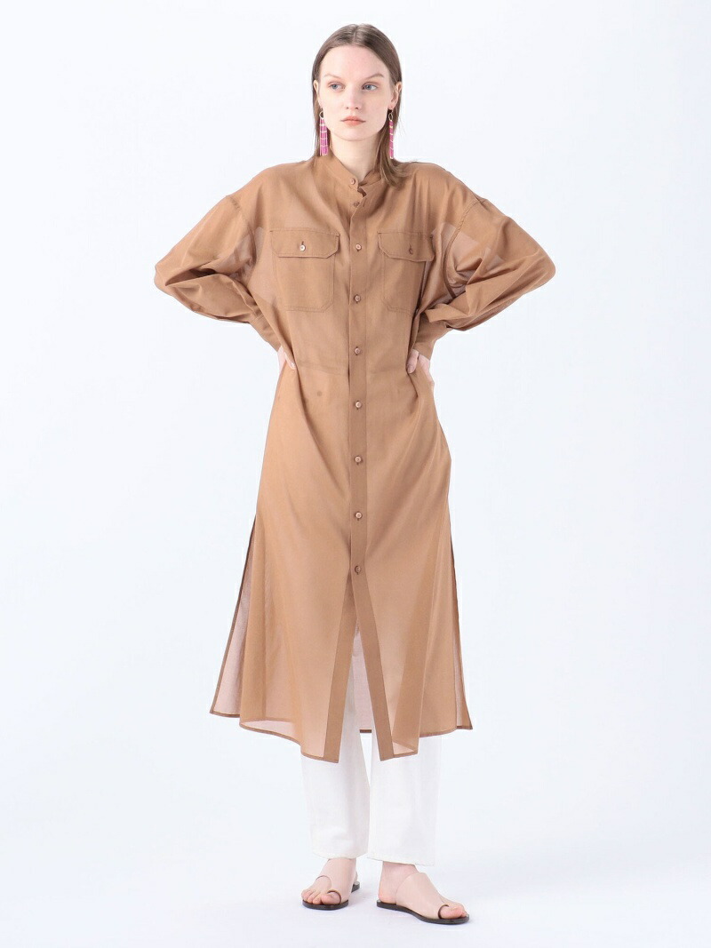 残りわずか コットンボイル シャツワンピース Macphee トゥモローランド ワンピース シャツワンピース Rakuten Fashion Tomorrowland 限定価格セール Derbyde Ae
