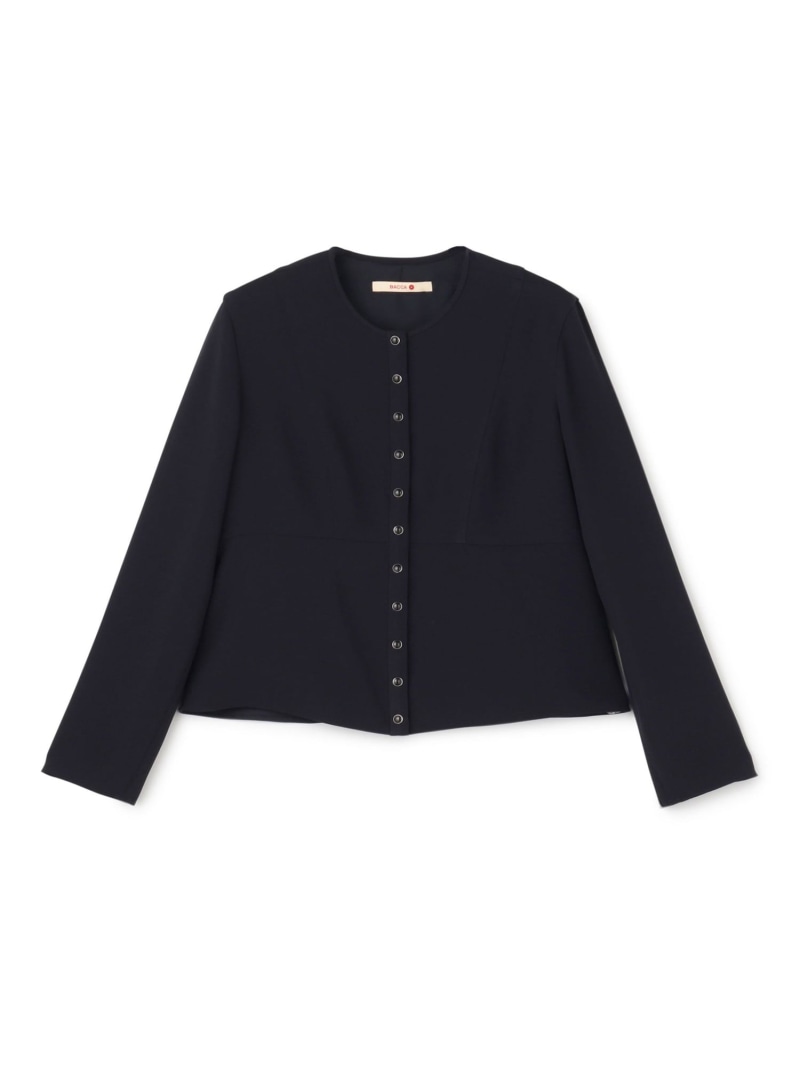 楽天市場】【SALE／50%OFF】シアサッカー ペプラムブラウス BACCA