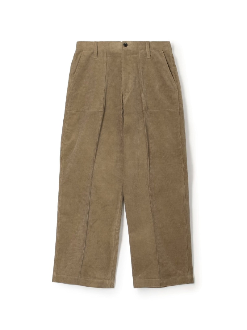 【SALE／30%OFF】コットンコーデュロイ ベイカーパンツ DUCA VISCONTI TOMORROWLAND MEN トゥモローランド パンツ カーゴパンツ ブラック ベージュ【RBA_E】【送料無料】[ Fashion]