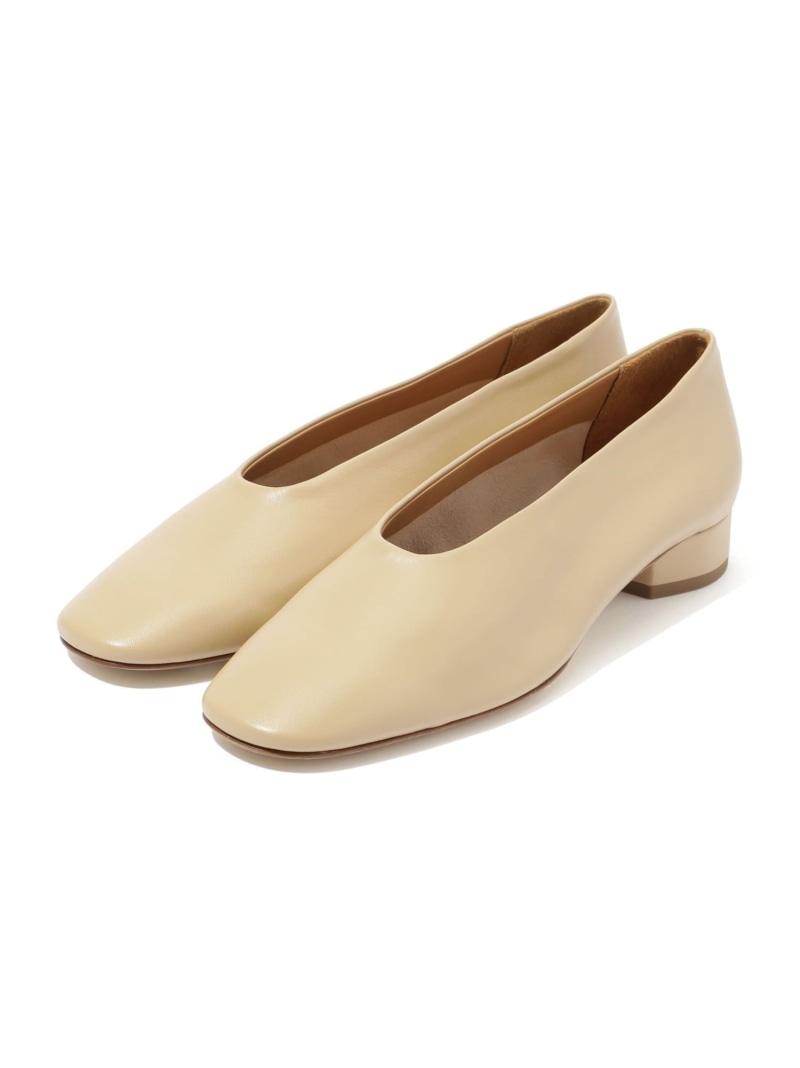 Aeyde DELIA ナッパレザー ローヒールパンプス TOMORROWLAND GOODS トゥモローランド シューズ・靴 パンプス ブラック ピンク ベージュ グレー【送料無料】[ Fashion]