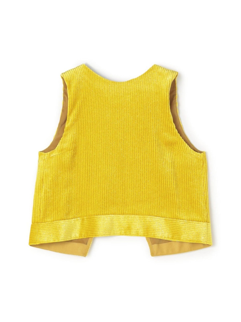 【SALE／40%OFF】ラメコーデュロイ フロンタブルトップス Ballsey トゥモローランド トップス シャツ・ブラウス ブラウン イエロー【RBA_E】【送料無料】[ Fashion]