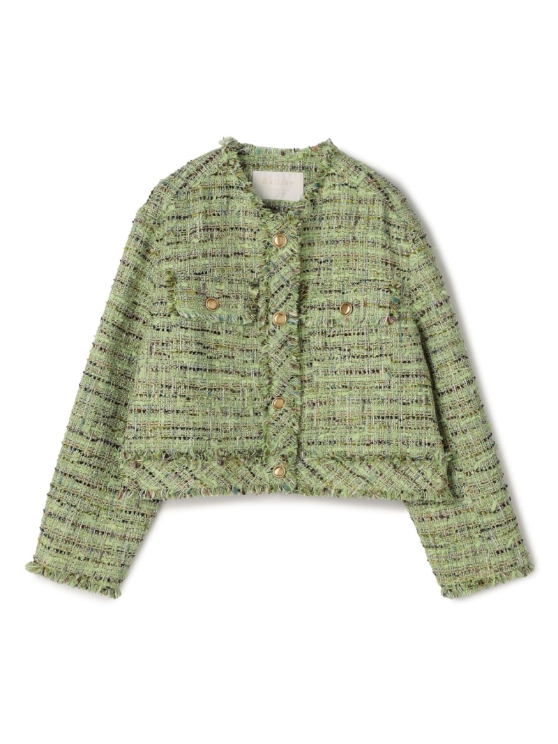 楽天市場】【SALE／40%OFF】グラニーツイード Vカラージャケット