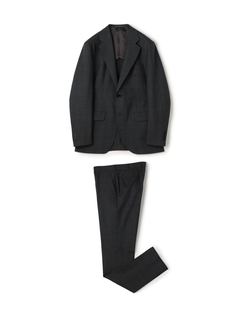 羊毛 シングルブレステッド 2B背広 BRITISH TEX DORMEUIL TOMORROWLAND MEN トゥモローランド 背広・フォーマル セットアップ背広 米国海軍【貨物輸送無料】[ Fashion]