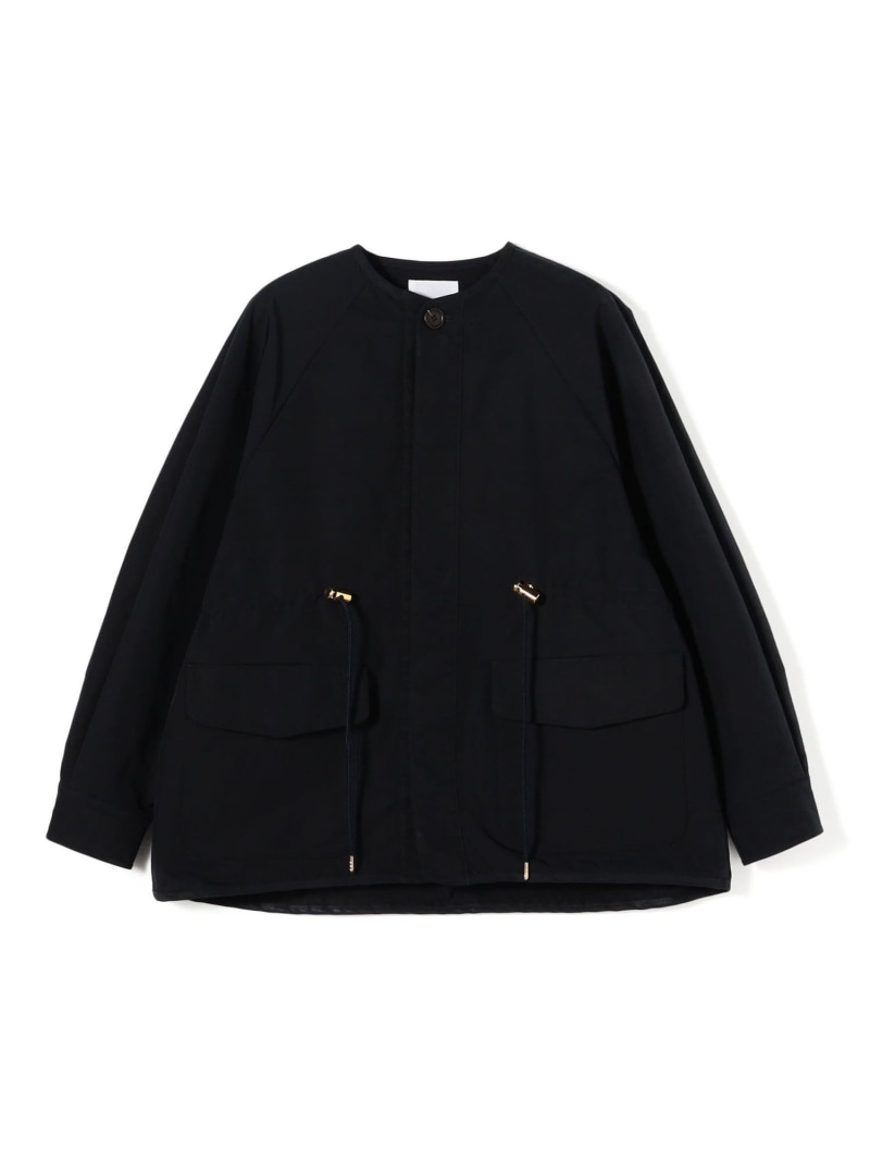 【別注】VACHEMENT ノーカラージャケット TOMORROWLAND BUYING WEAR トゥモローランド ジャケット・アウター その他のジャケット・アウター ネイビー【送料無料】[ Fashion]｜TOMORROWLAND