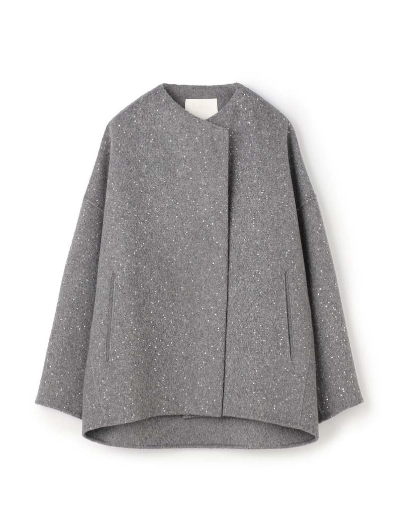 トゥモローランドMACPHEEジャケット MACPHEE ジャケット ノーカラージャケット スライバージャージー V