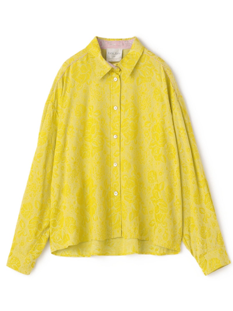 Forte_forte フラワージャカードシャツ TOMORROWLAND BUYING WEAR 