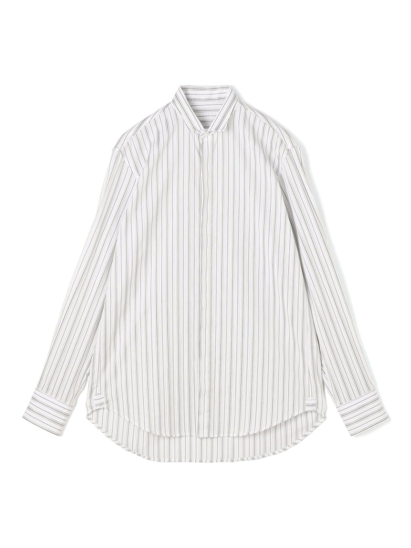 BOURRIENNE AMAZONE 縞模様ティーシャツ TOMORROWLAND BUYING WEAR トゥモローランド トップス ティーシャツ・トップ 白いこと【貨物輸送無料】[ Fashion] シャツ・ブラウス-レディースファッション
