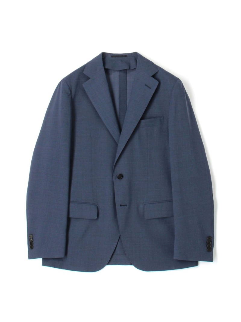 【SALE／30%OFF】Super120'sウールポリエステル シングルブレステッド2Bジャケット TOMORROWLAND MEN トゥモローランド ジャケット・アウター テーラードジャケット・ブレザー グレー ネイビー ブルー カーキグリーン【RBA_E】【送料無料】[ Fashion]