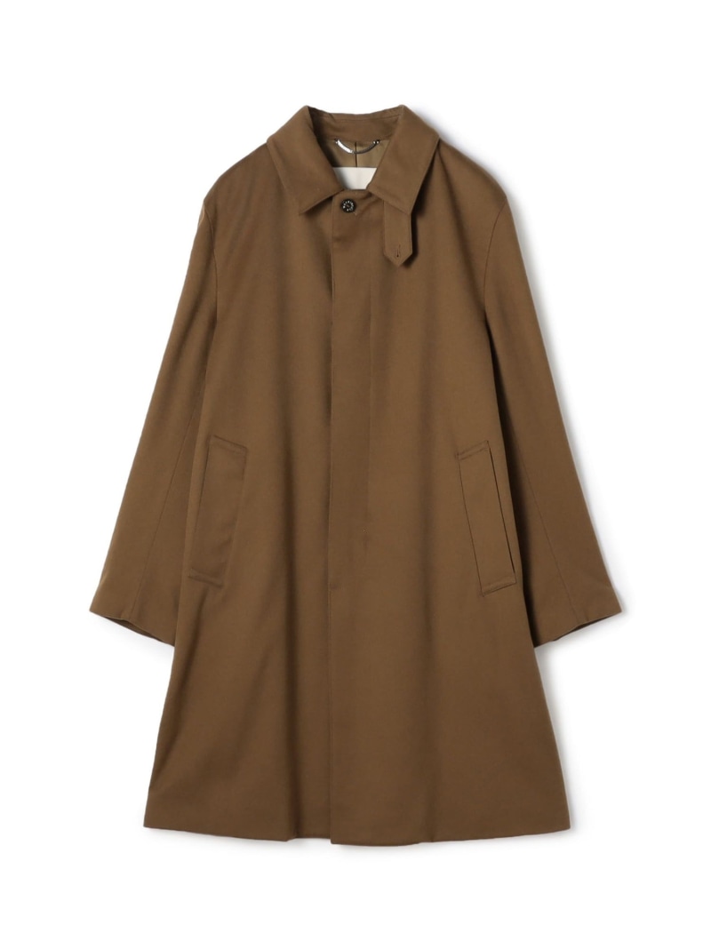 MACKINTOSH DUNKELD ウール ステンカラーコート TOMORROWLAND BUYING WEAR トゥモローランド ジャケット・アウター ステンカラーコート ブラウン ネイビー【送料無料】[ Fashion]