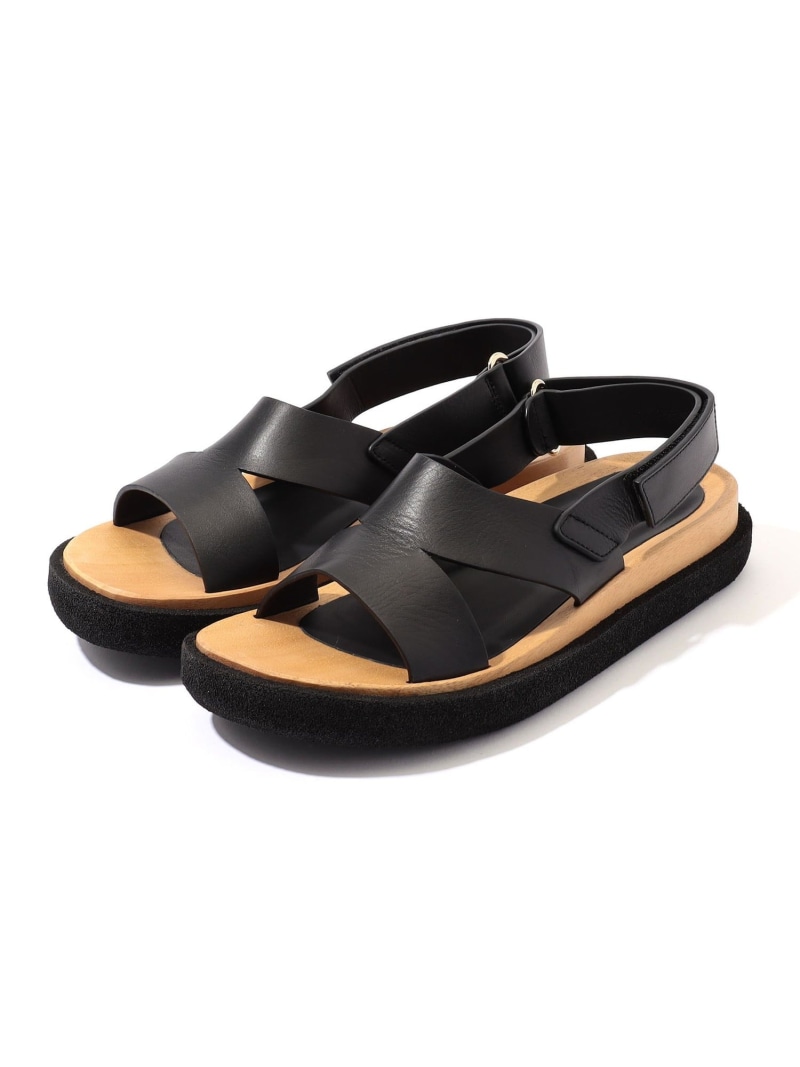CLAIRE CHARLOTTE Luzi ストラップサンダル TOMORROWLAND GOODS トゥモローランド シューズ・靴 サンダル ブラック【送料無料】[ Fashion] 29,315円