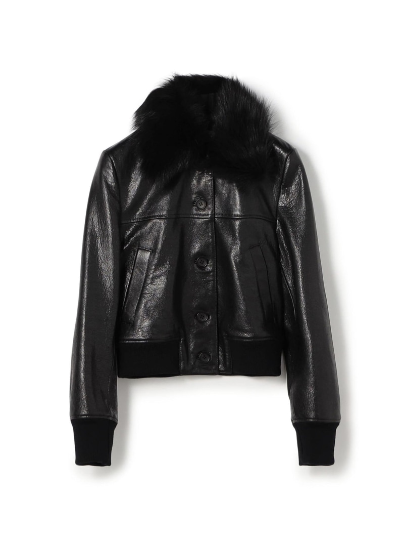 楽天市場】【SALE／40%OFF】レオパードファー ジップアップブルゾン