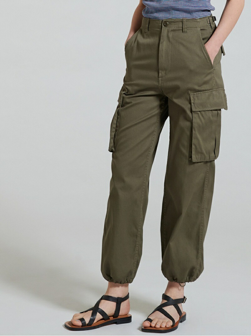 【SALE／60%OFF】コットントリコチン ファティーグパンツ MACPHEE トゥモローランド ズボン下 カーゴパンツ 米国海軍 カーキ緑であること 白いこと【RBA_E】【貨物輸送無料】[ Fashion]