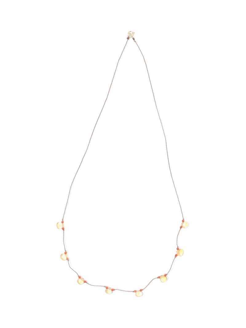 SEE REAL FLOWERS CITRINE PETAL ネックレス TOMORROWLAND GOODS トゥモローランド アクセサリー・腕時計 ネックレス ピンク【送料無料】[ Fashion]｜TOMORROWLAND