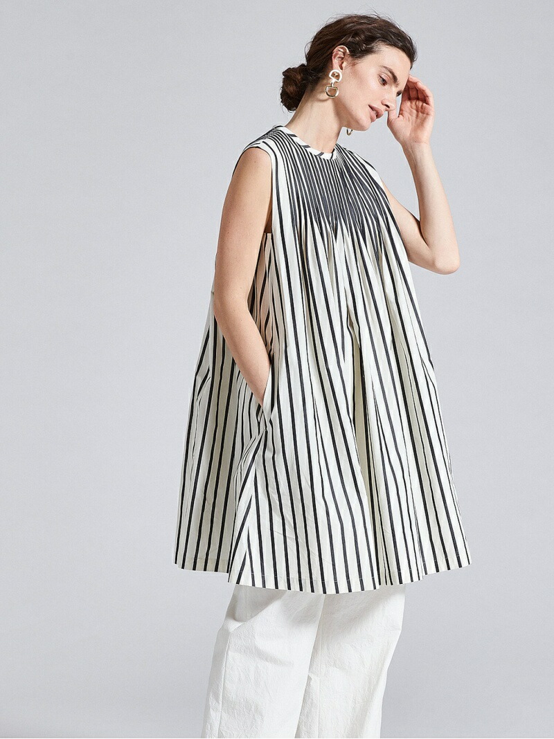 送料無料 Web先行予約 ギザコットンブロードストライプ ノースリーブチュニックシャツ Des Pres トゥモローランド シャツ ブラウス ノースリーブ キャミソールシャツ 先行予約 送料無料 Rakuten Fashion 保存版 Www Hammondscos Com