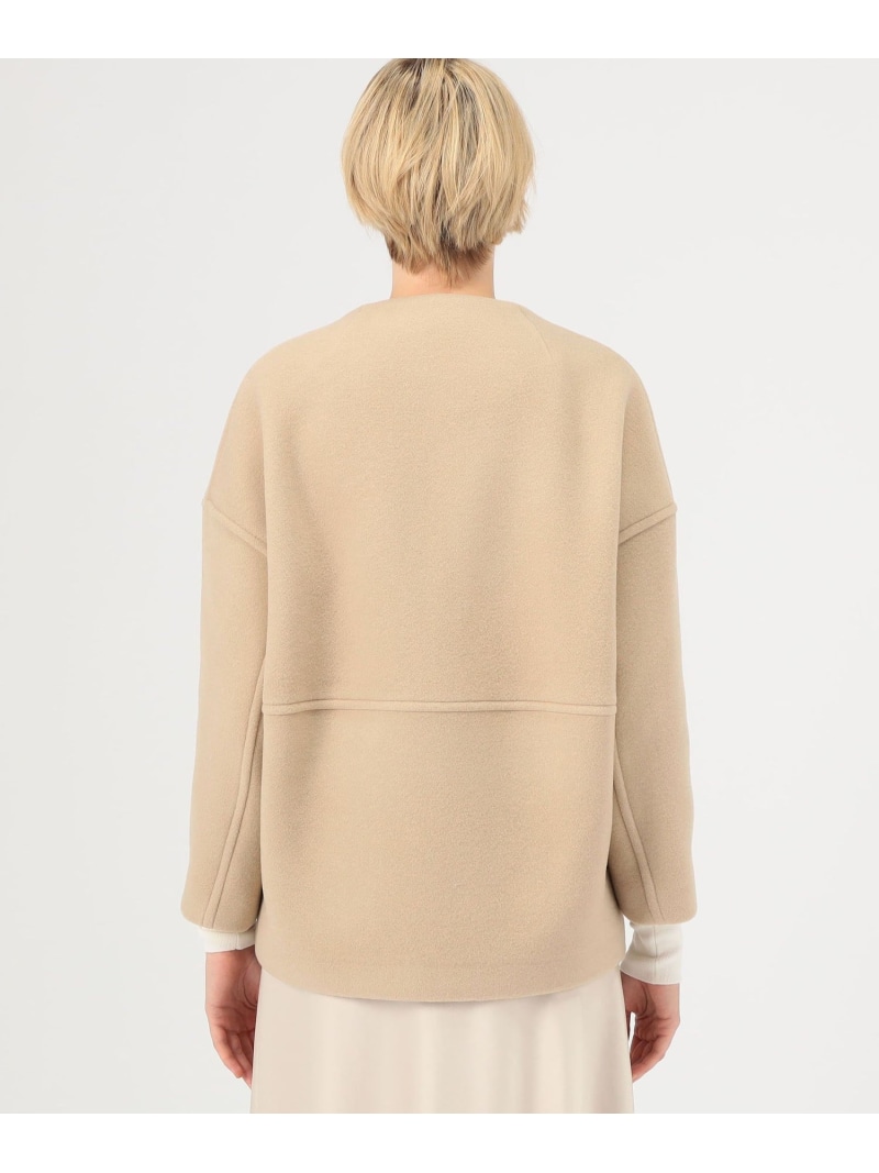 SALE／20%OFF】ウールナイロンベロア コクーンコート Ballsey