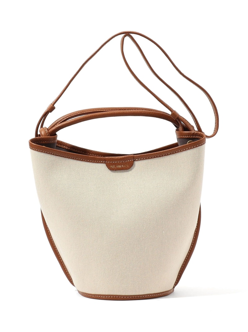 FEEL AND TASTE bar-knot bucket TOMORROWLAND GOODS トゥモローランド バッグ ショルダーバッグ ブラック ベージュ【送料無料】[ Fashion]