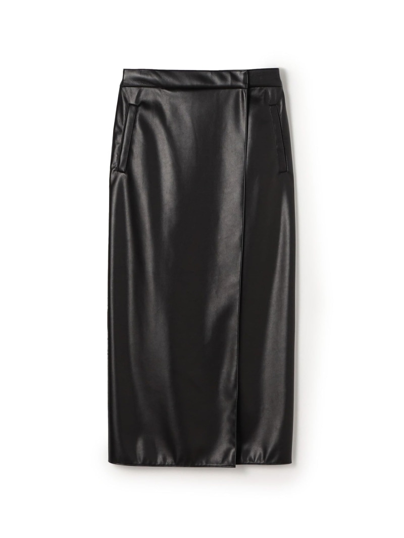 【SALE／40%OFF】レザーライククロス ラップマキシスカート Ballsey トゥモローランド スカート ロング・マキシスカート ベージュ ブラック【RBA_E】【送料無料】[ Fashion]｜TOMORROWLAND 10,256円