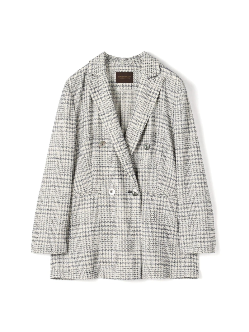 楽天市場】【SALE／40%OFF】ブラウニーグレンチェック ダブルブレスト