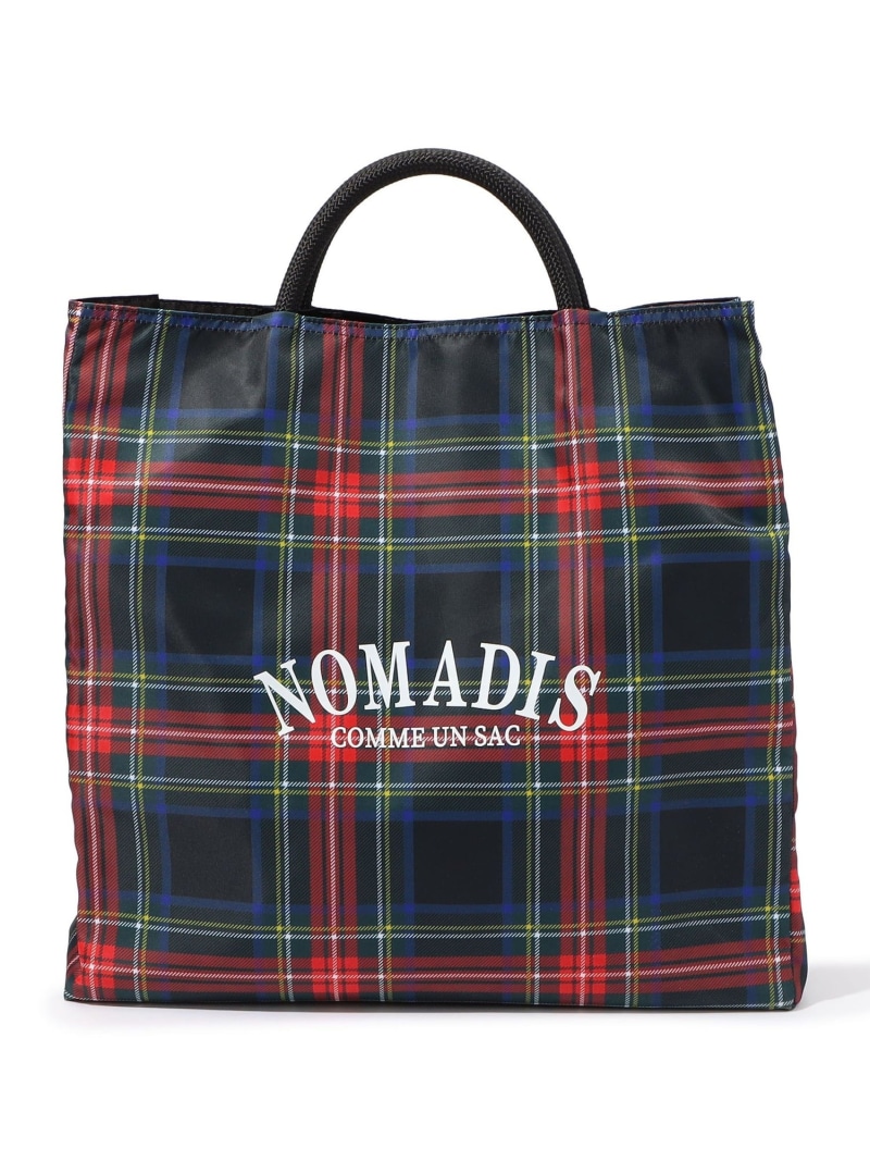 NOMADIS SAC チェックトートバッグ TOMORROWLAND GOODS トゥモローランド バッグ トートバッグ ブラック【送料無料】[ Fashion]｜TOMORROWLAND