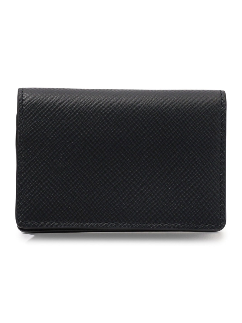 SMYTHSON FOLDED カードケース TOMORROWLAND GOODS トゥモローランド 財布・ポーチ・ケース 名刺入れ・カードケース ネイビー ブラック【送料無料】[ Fashion]