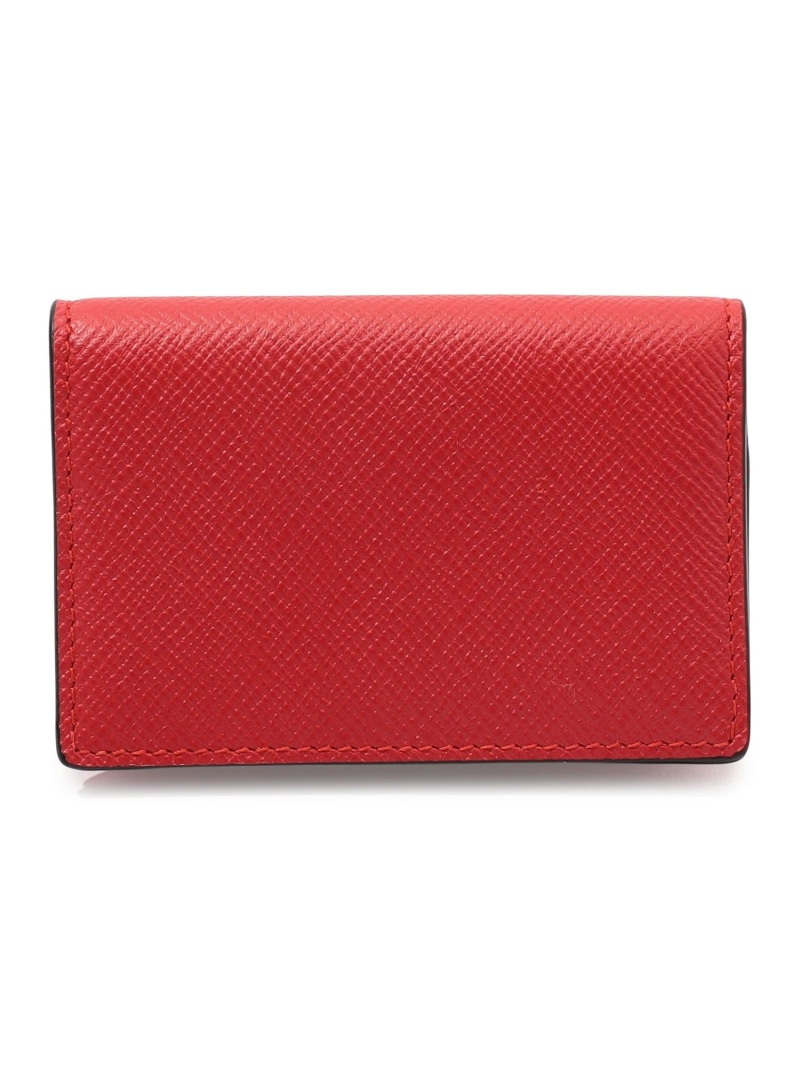 SMYTHSON FOLDED カードケース TOMORROWLAND GOODS トゥモローランド 財布・ポーチ・ケース 名刺入れ・カードケース レッド【送料無料】[ Fashion]