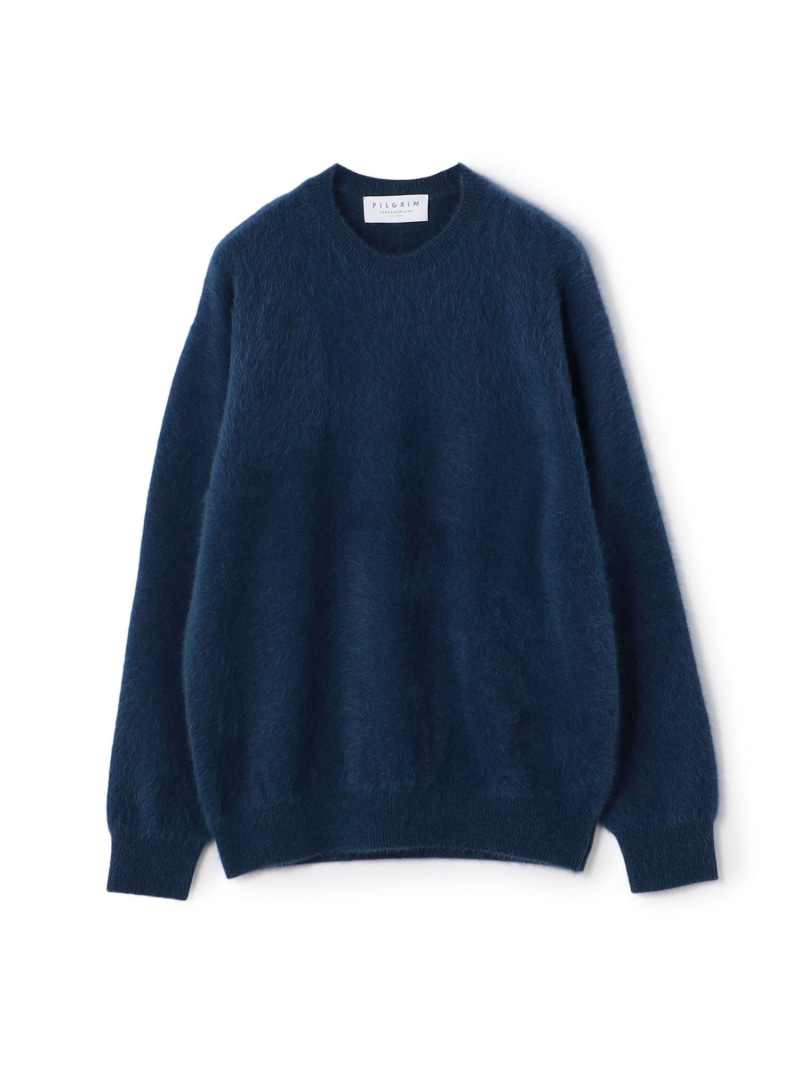 ニット メンズ ベビーカシミヤ ニットフーディー 日本製カシミヤ100% ニットパーカー メンズ