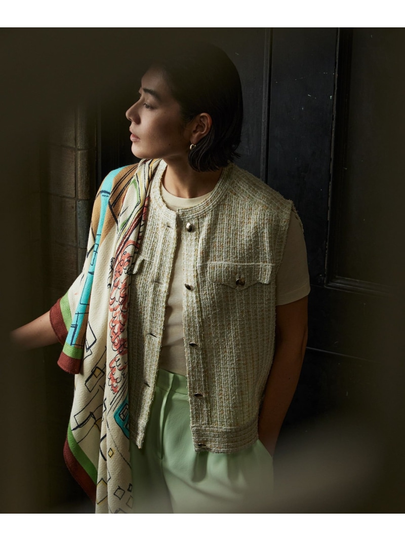 楽天市場】Ballsey ボールジィ｜フェザーヤーン ペプラムベスト 11-02