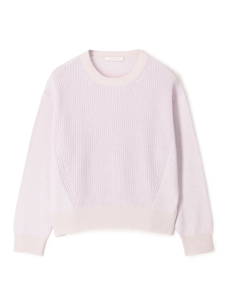 【SALE／40%OFF】パステルムリネ クルーネックプルオーバー GALERIE VIE トゥモローランド トップス ニット パープル【RBA_E】【送料無料】[ Fashion] 20,790円