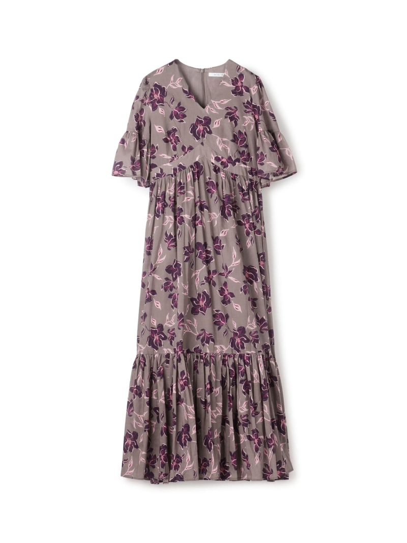 【別注】MARIHA Big Bouquet すずらんのドレス TOMORROWLAND BUYING WEAR トゥモローランド ワンピース・ドレス ワンピース グレー【送料無料】[ Fashion]