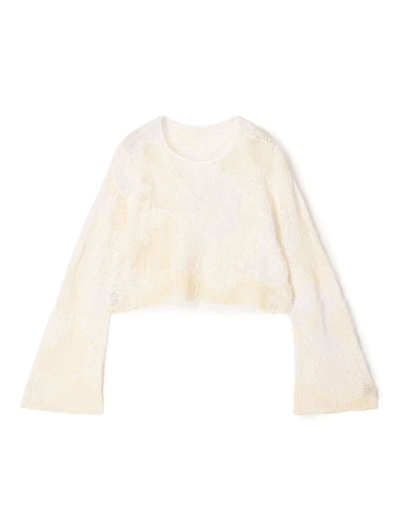 ハンドニット ラウンドネックプルオーバー DES PRES トゥモローランド トップス ニット ホワイト【送料無料】[ Fashion]