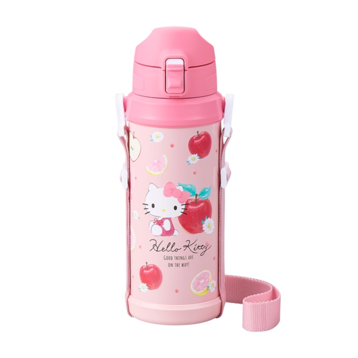 OSK Japan Hello Kitty Water Bottle with Straw (SC-450S)