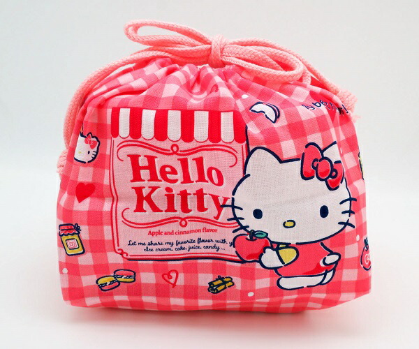 楽天市場 ハローキティ お弁当袋 子供 巾着袋 ランチ巾着 幼稚園 かわいい 女の子 Osk Kb 1 Tomorrow Life 楽天市場店